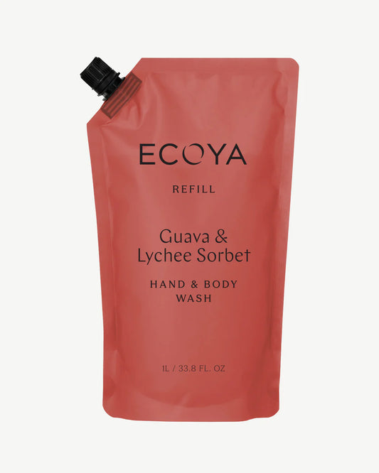 Hand & Body Wash Refill 1L Guava & Lychee