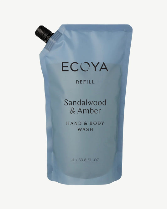 Hand & Body Wash Refill 1L Sandalwood & Amber