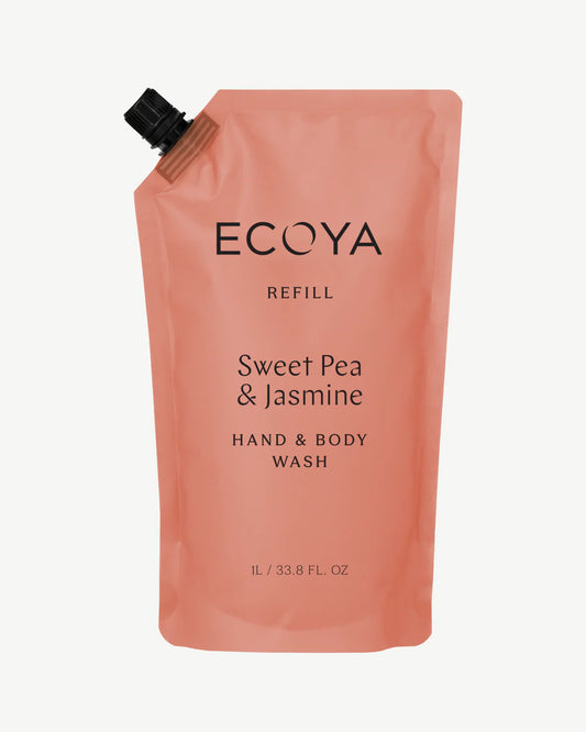 Hand & Body Wash Refill 1L Sweet Pea & Jasmine