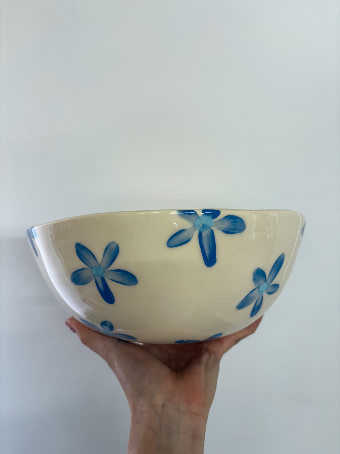 Salad Bowl Orange Stripe
