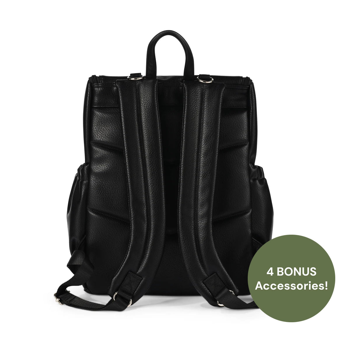 Signature Nappy Backpack Black Dimple