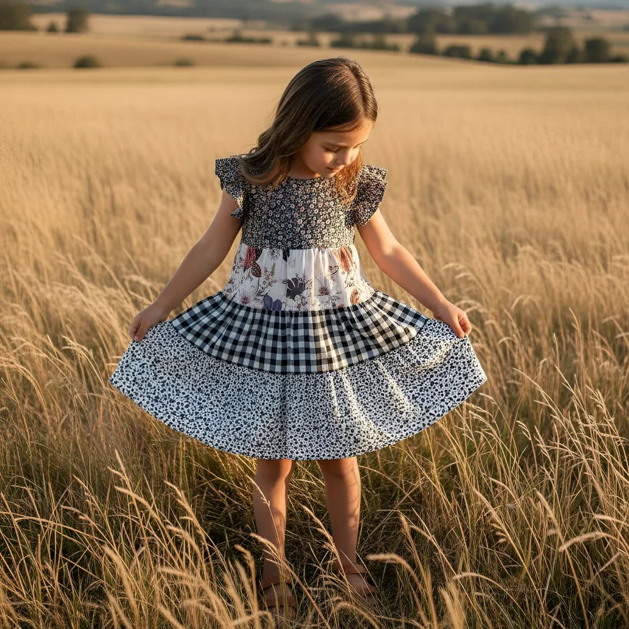 Girls Ivy Dress Meadow Floral