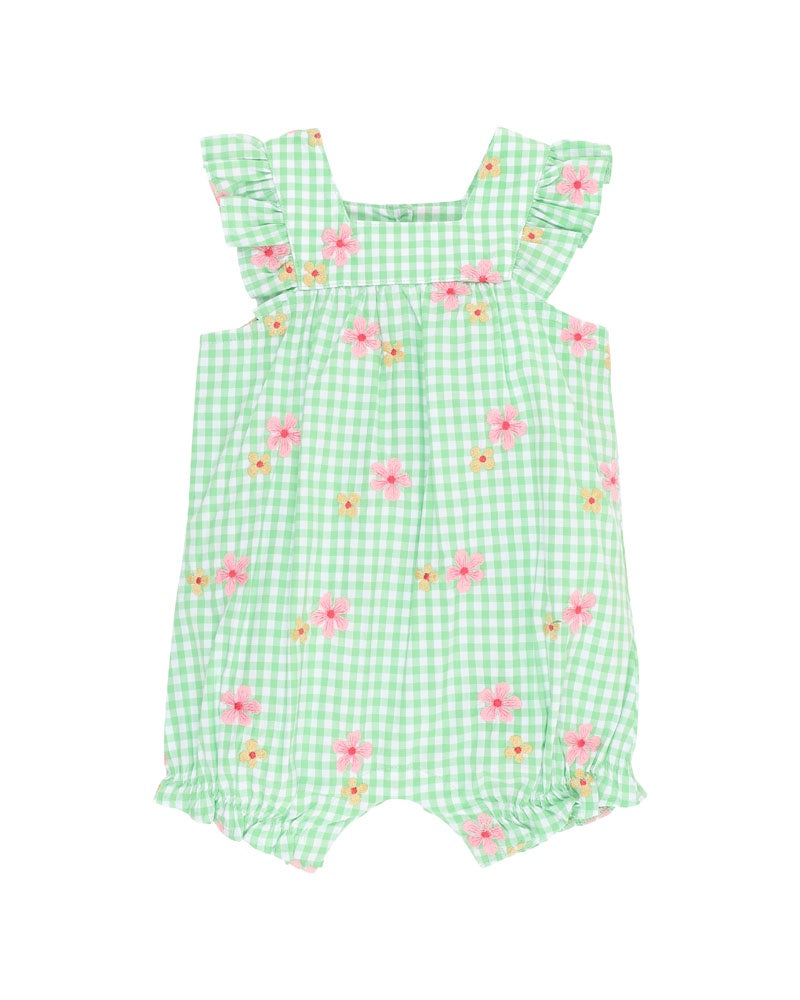Grow Wild Emb Check Romper