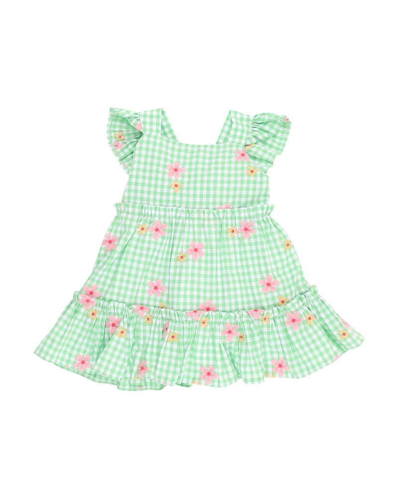 Grow Wild Emb Check Dress