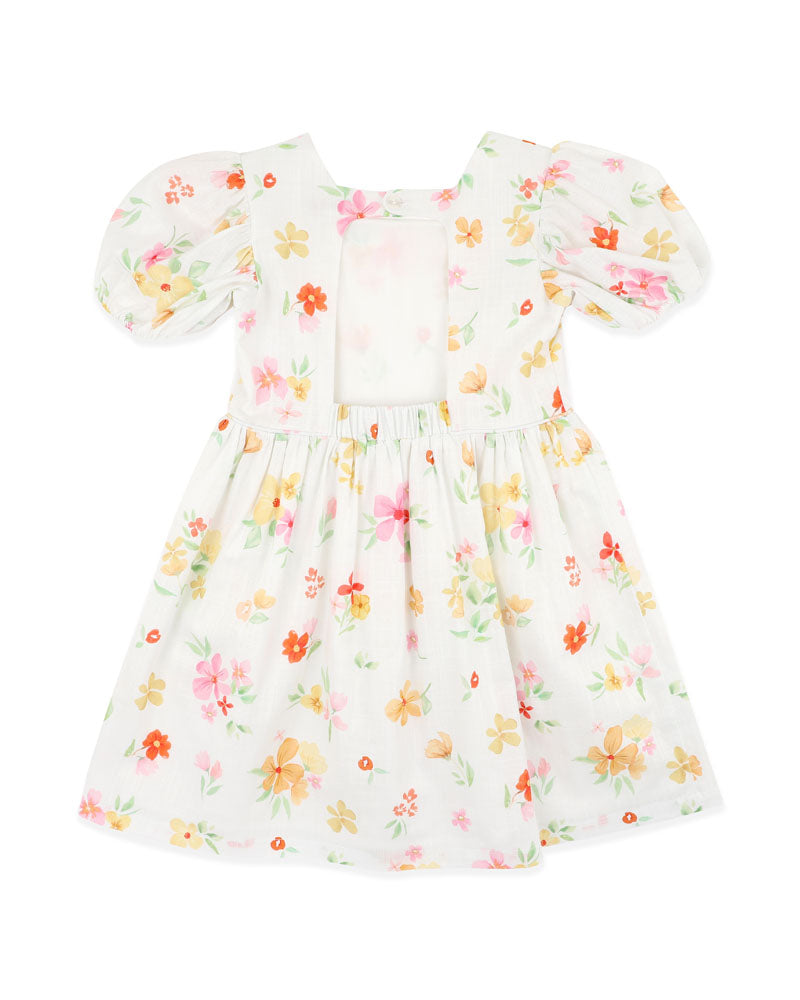 Grow Wild Puff Sleeve Dress