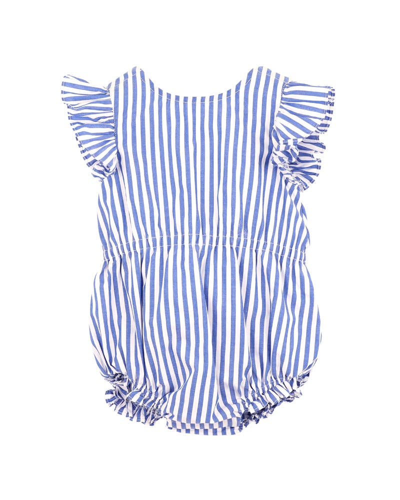 Summer Vacay Blue Stripe Bodysuit