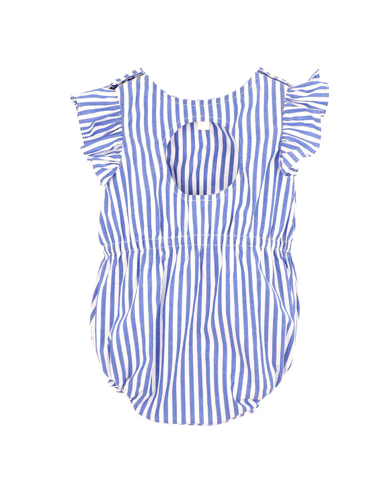 Summer Vacay Blue Stripe Bodysuit