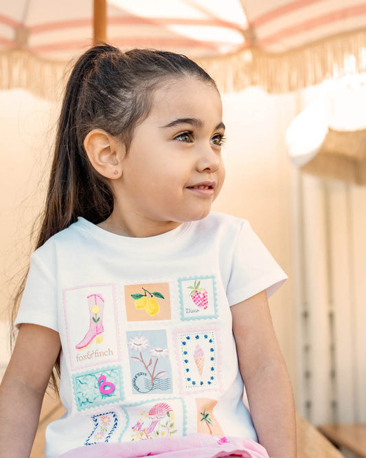 Summer Vacay Holiday Stamp Tee