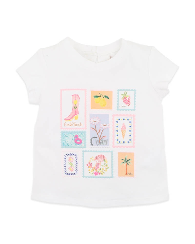 Summer Vacay Holiday Stamp Tee
