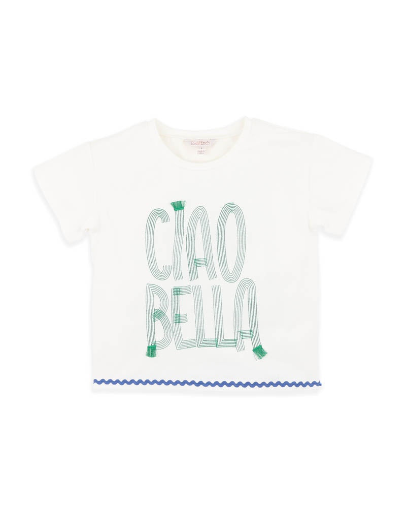 Summer Vacay Ciao Bell Emb Tee