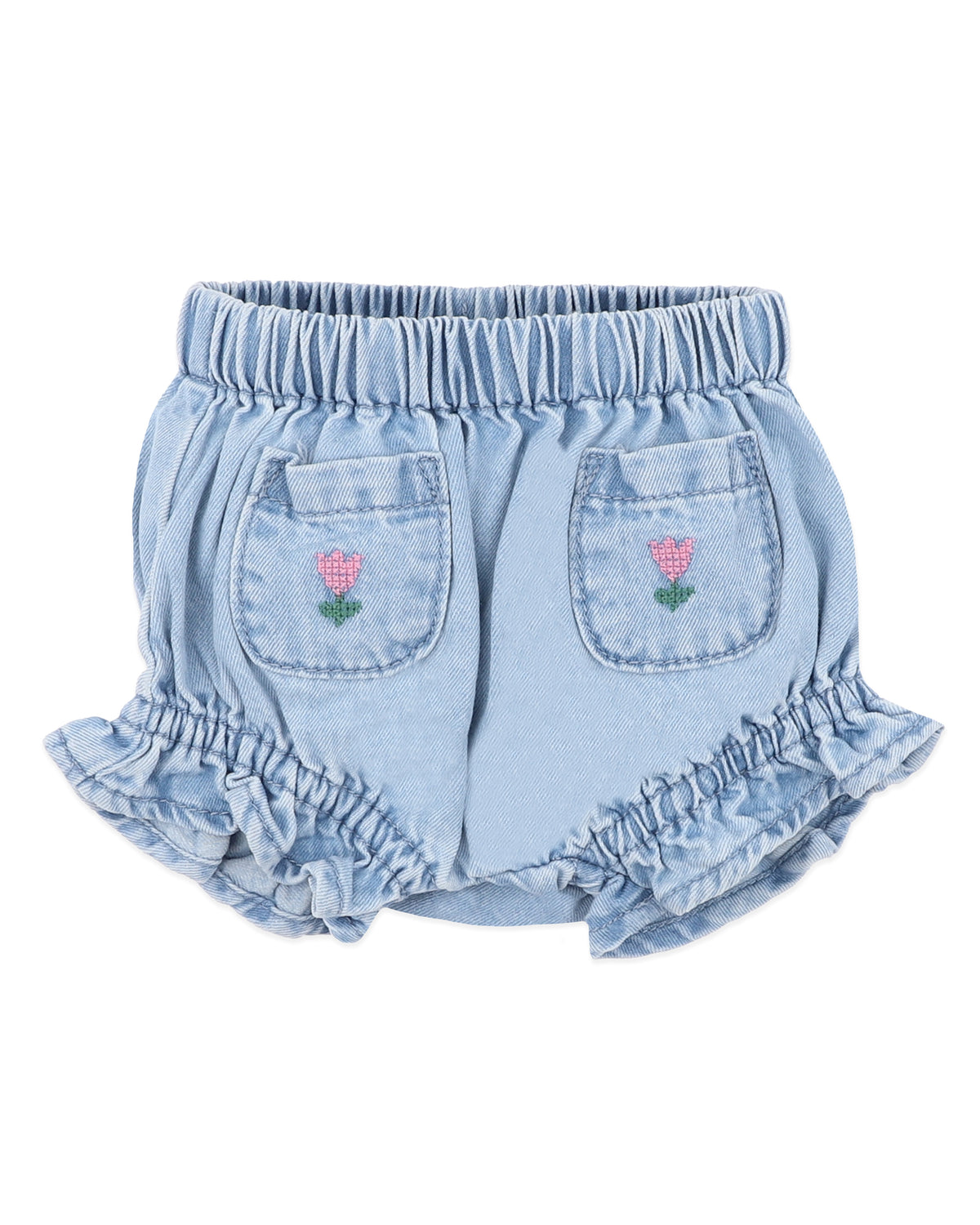Sundae Denim Embroidered Bloomers