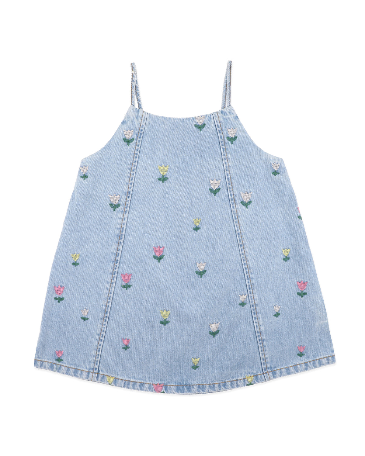 Sundae Denim Tulip Dress