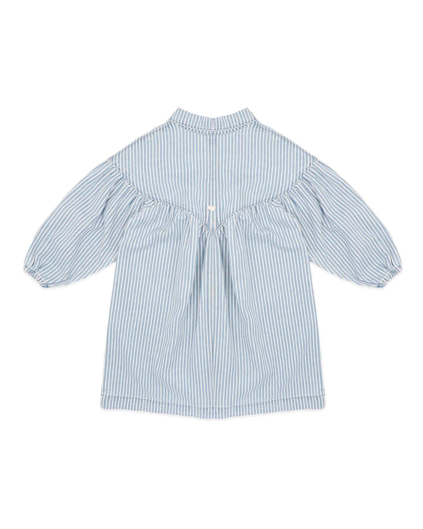 Winter Vacay Stripe Denim Dress