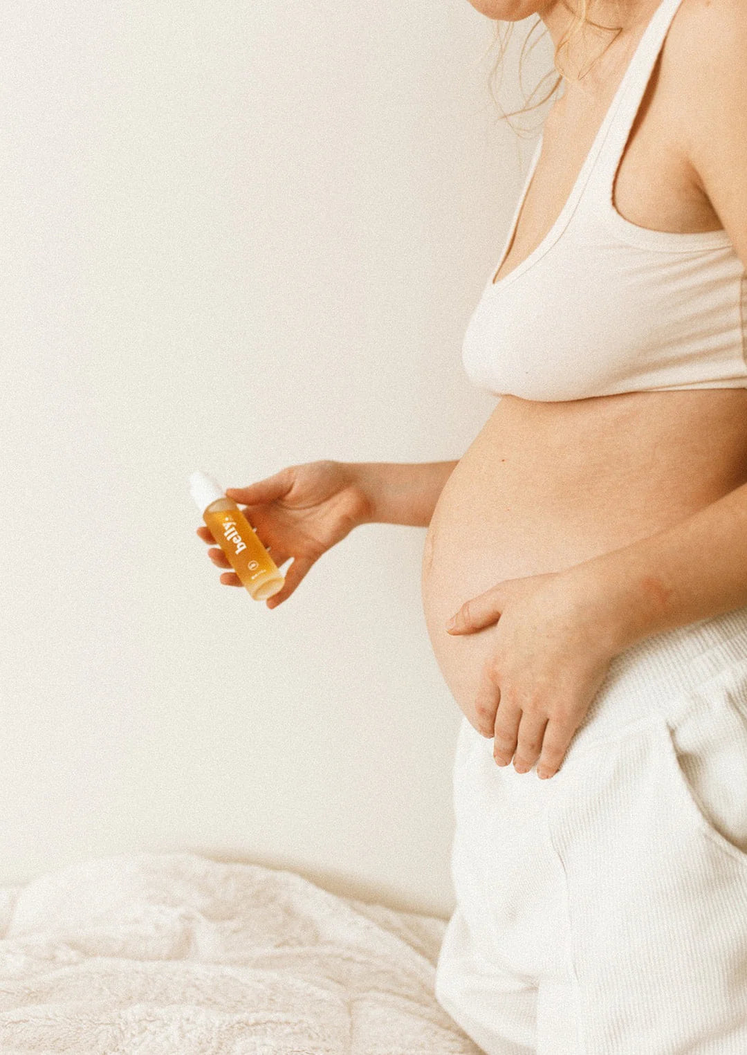 Belly. Oil