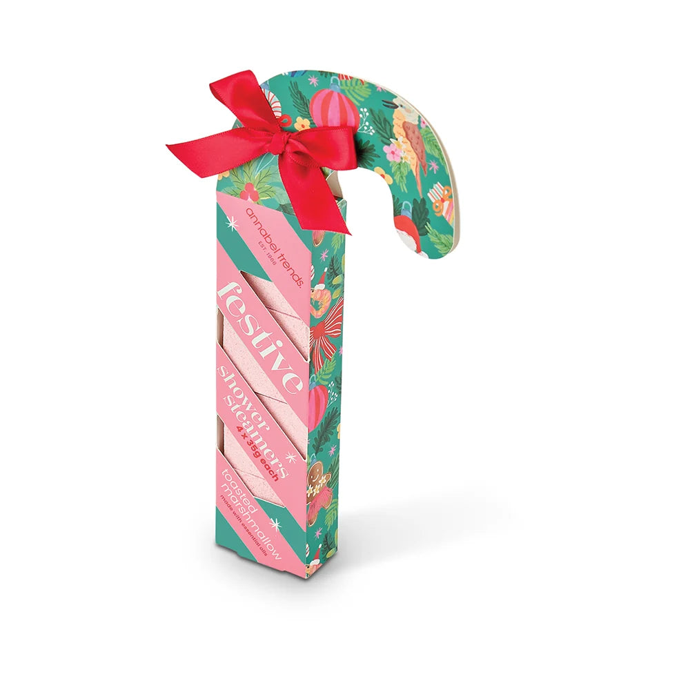 Festive Candy Cane Shower Steamer 4pk