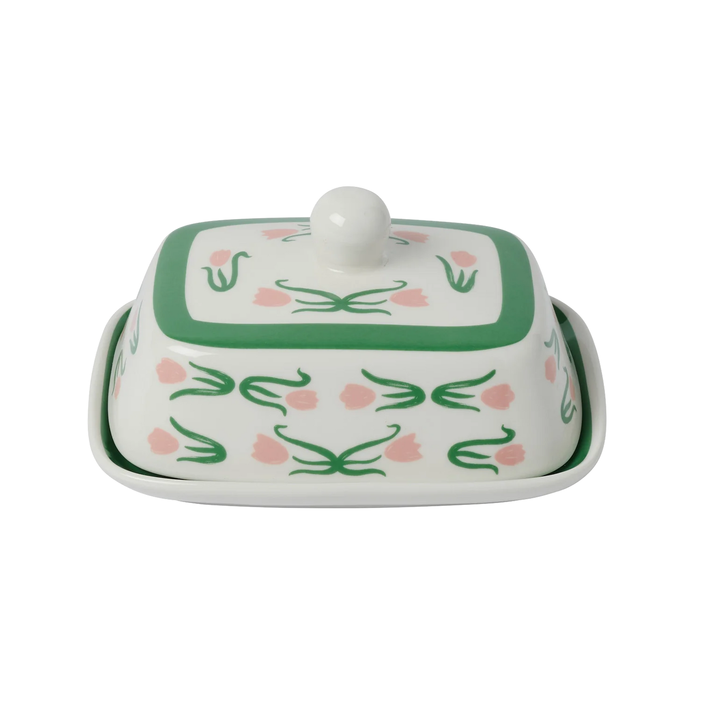 Floral Butter Dish