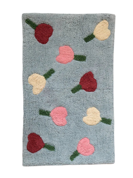 Forget Me Not Bath Mat Sky