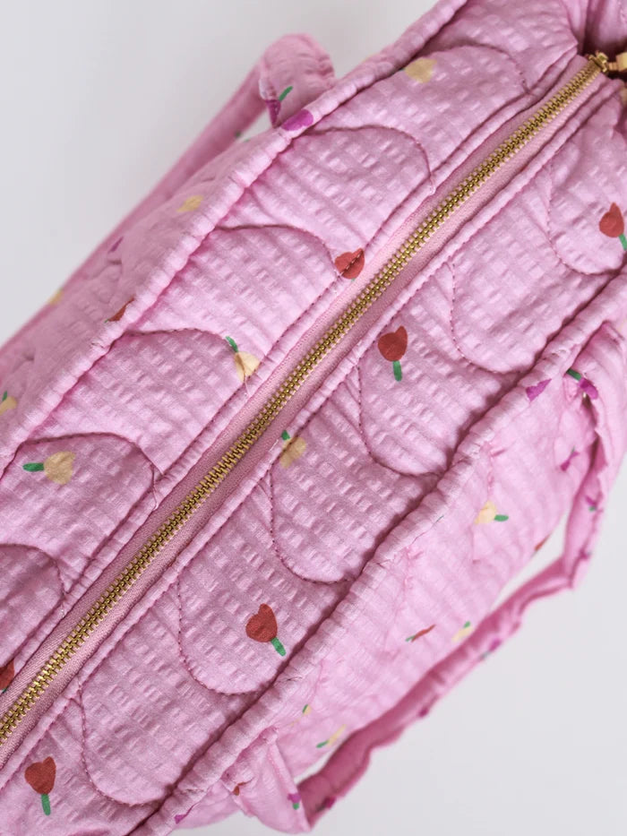 Forget Me Not Quilted Bag in Peony