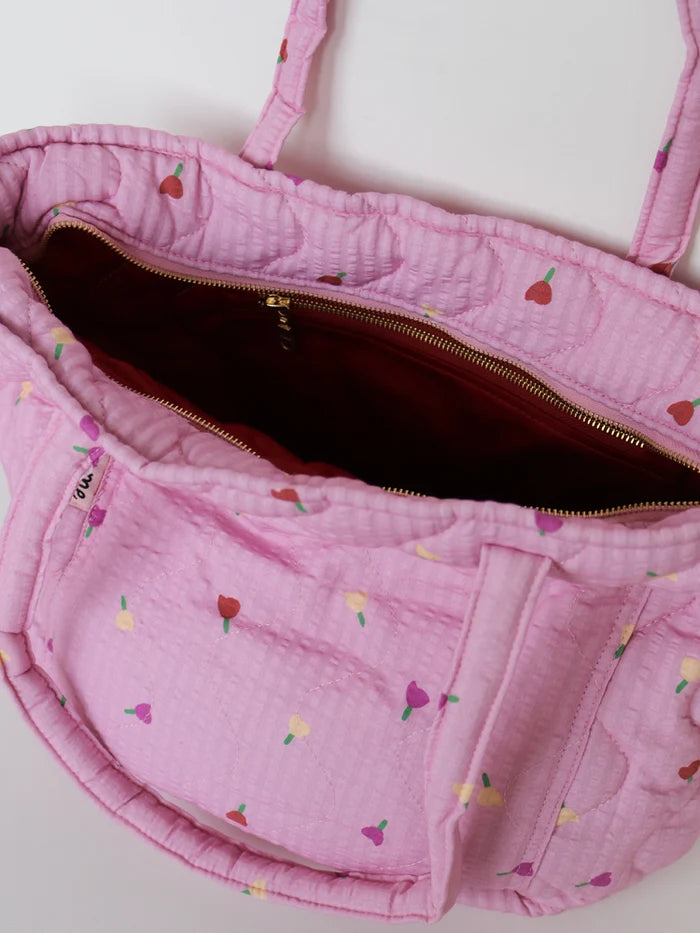 Forget Me Not Quilted Bag in Peony