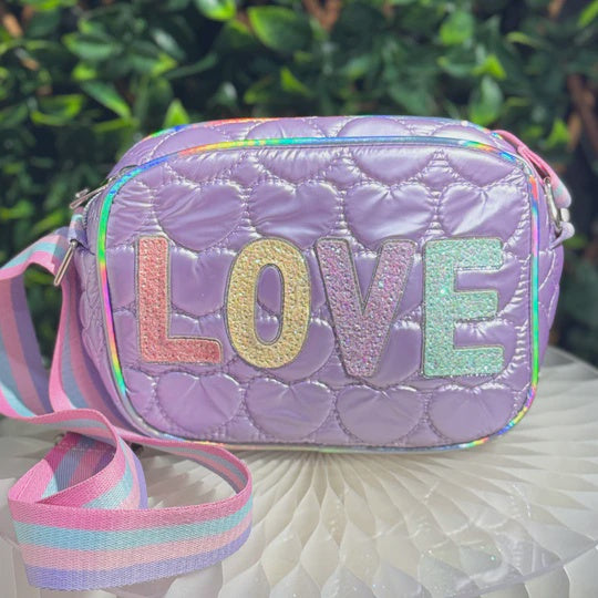 Purple Love Shoulder Bag
