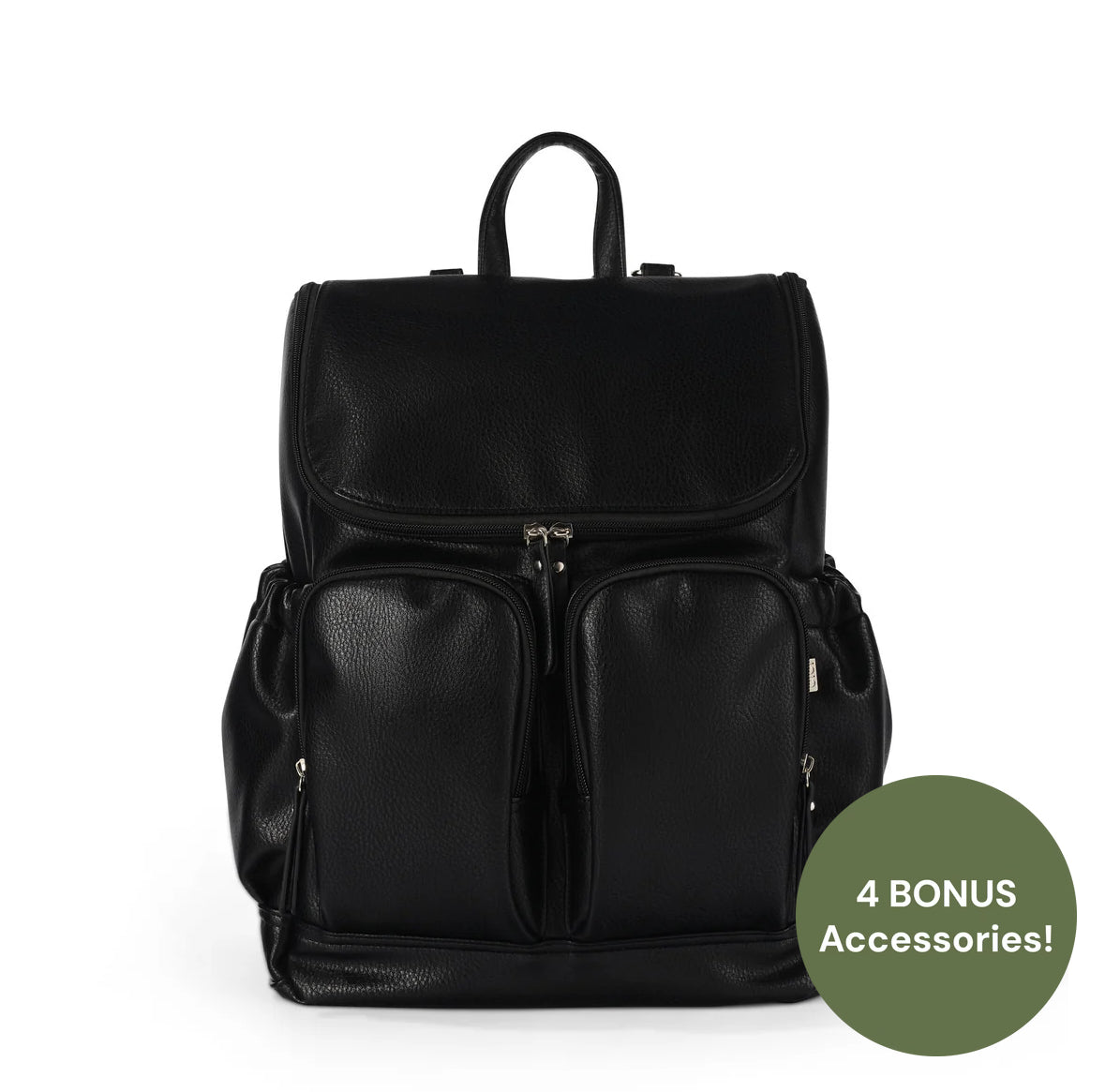 Signature Nappy Backpack Black Dimple