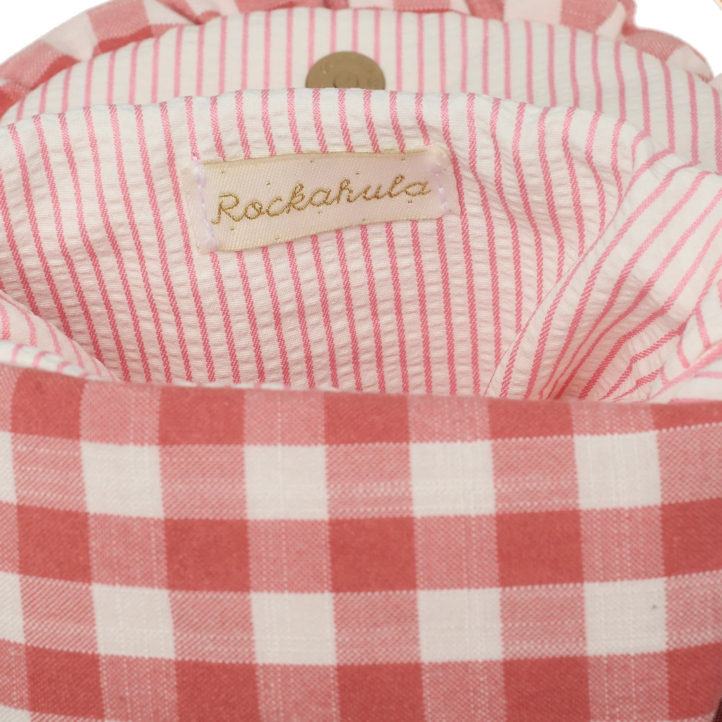 Gingham Ruffle Bow Bag