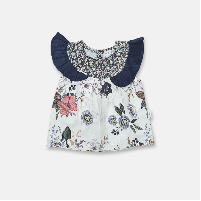 Baby Girls Tasmin Top Meadow Nights