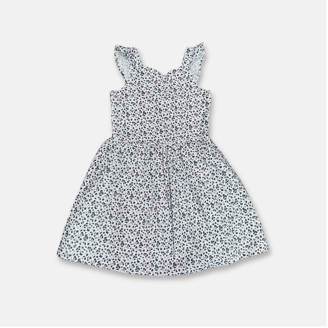 Girls Ellie Dress Navy Daisy
