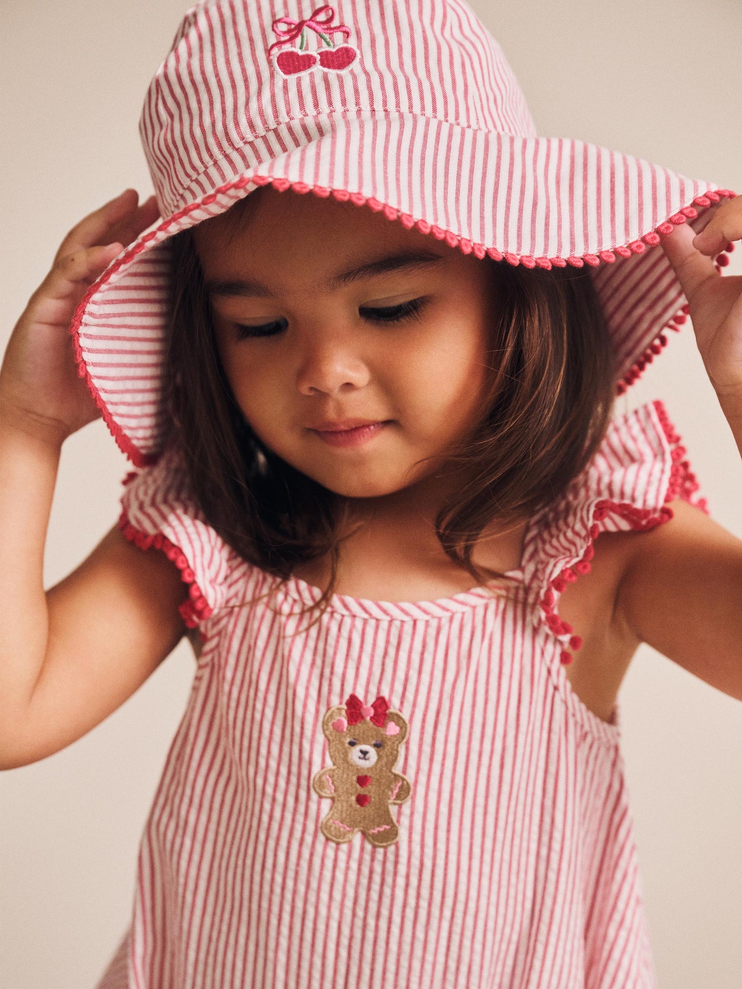 Gingerbread Frill Playsuit