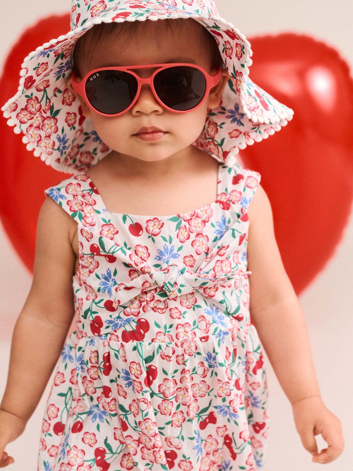 Tropical Floral Tie Romper