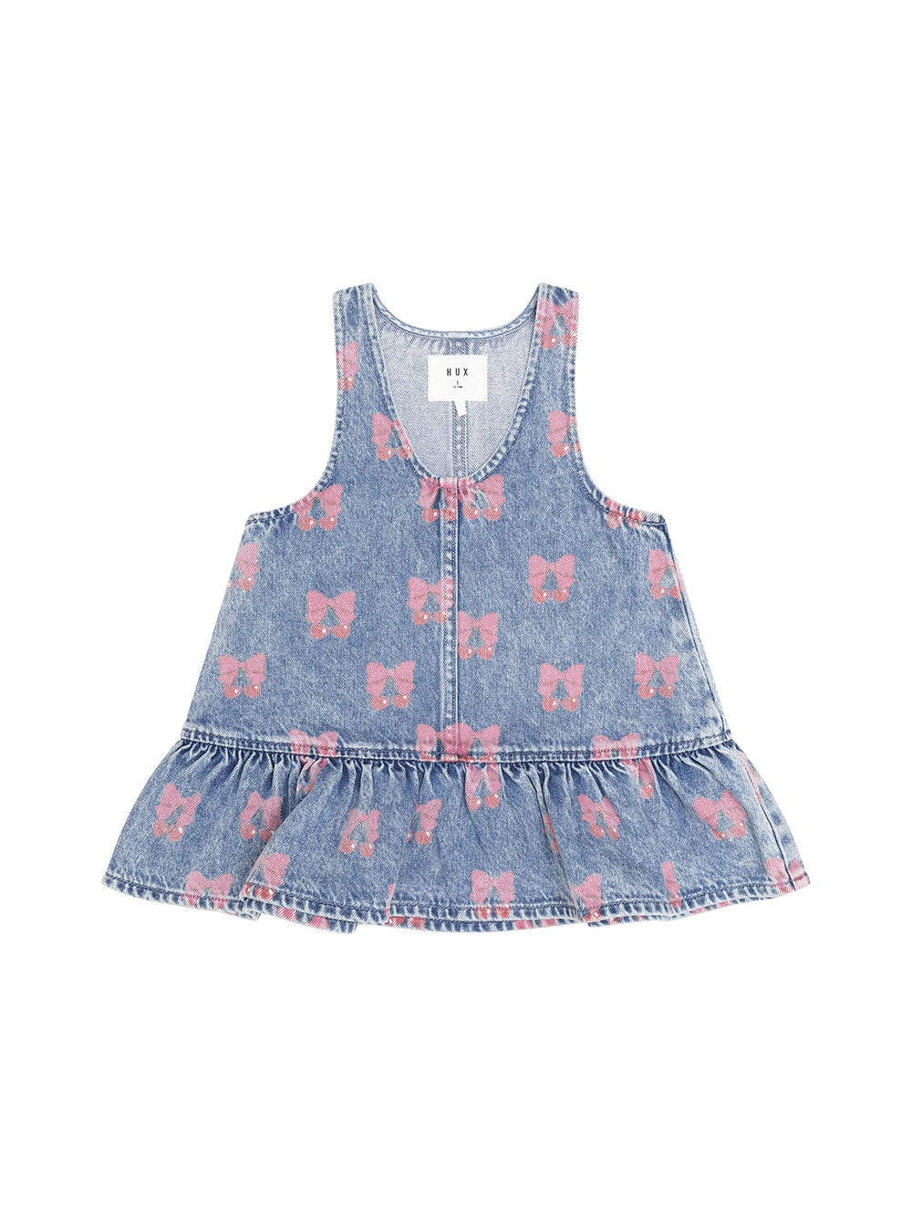 Dreamy Denim Cherry Pinafore
