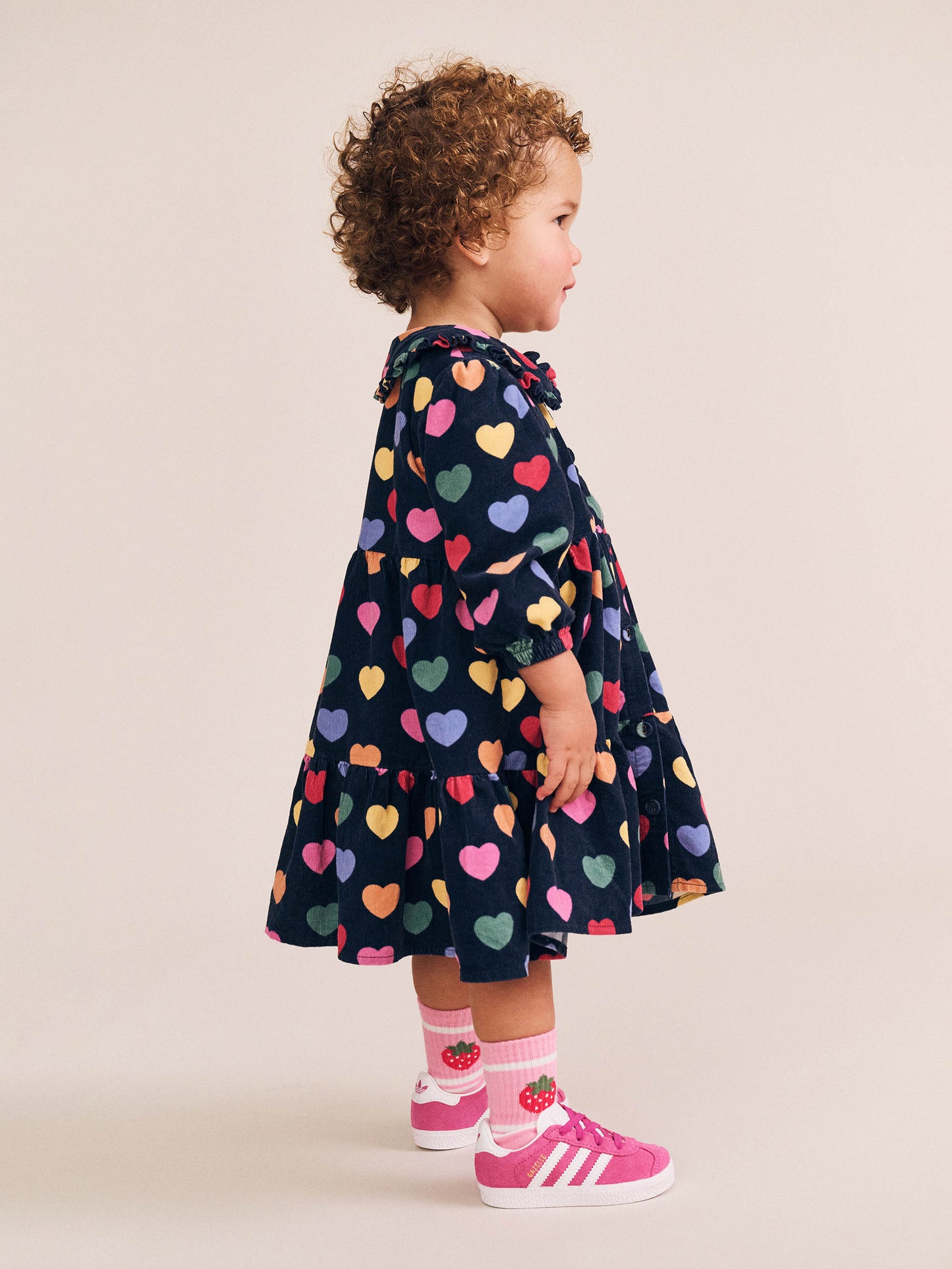 Multi Hearts Cord Dress