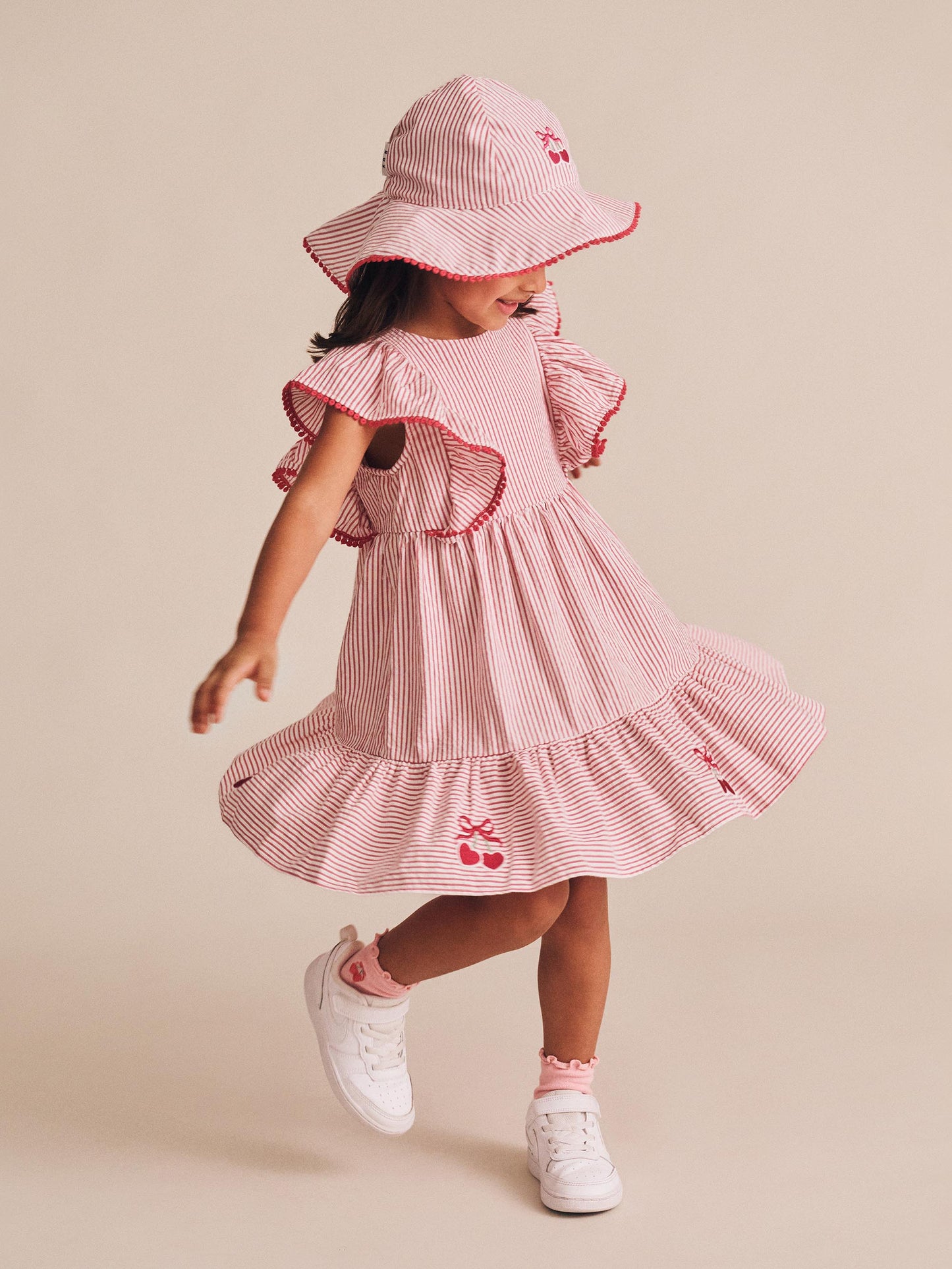 Cherry Pie Stripe Dress