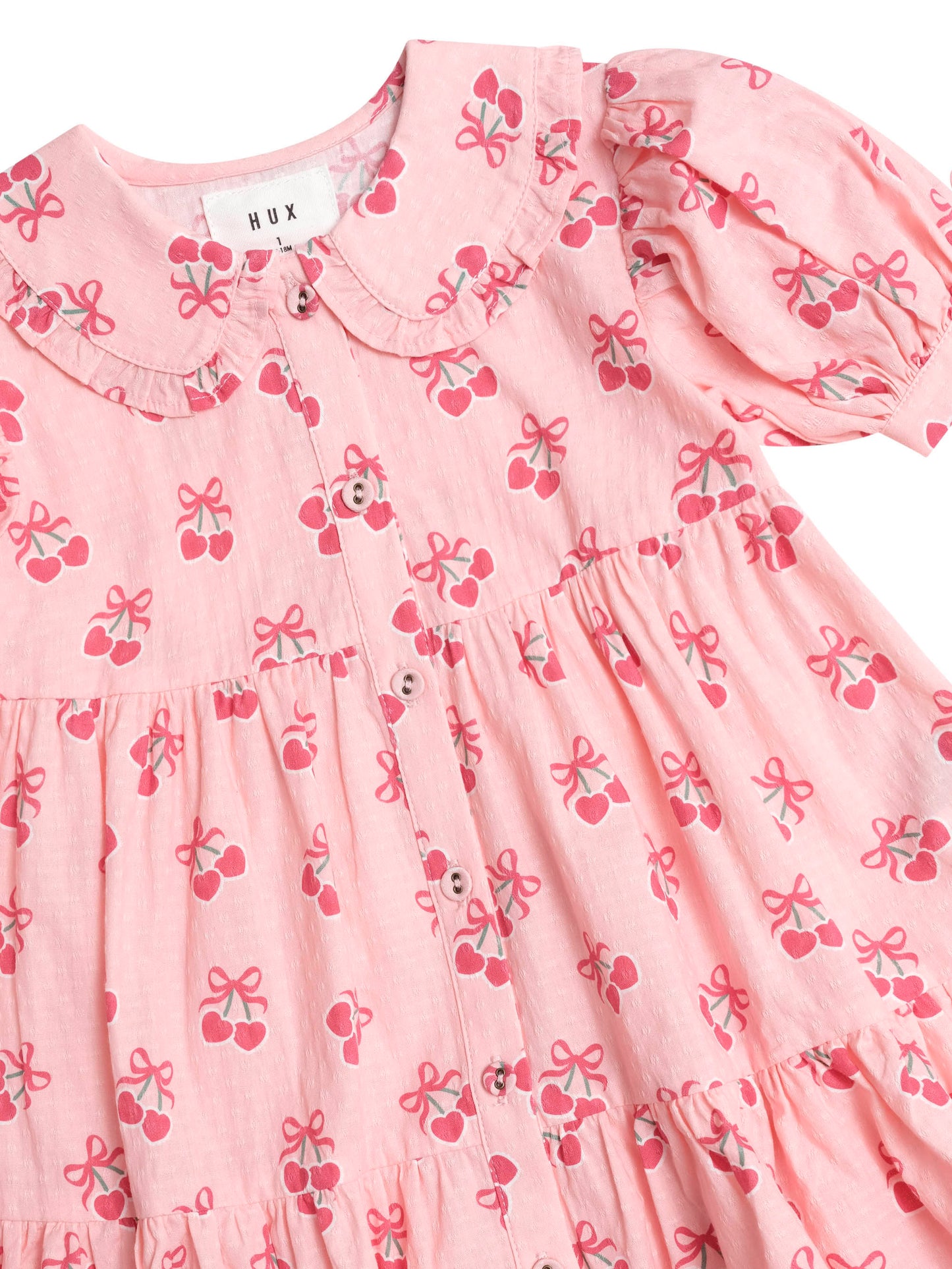 Cherry Pie Tiered Smock Dress