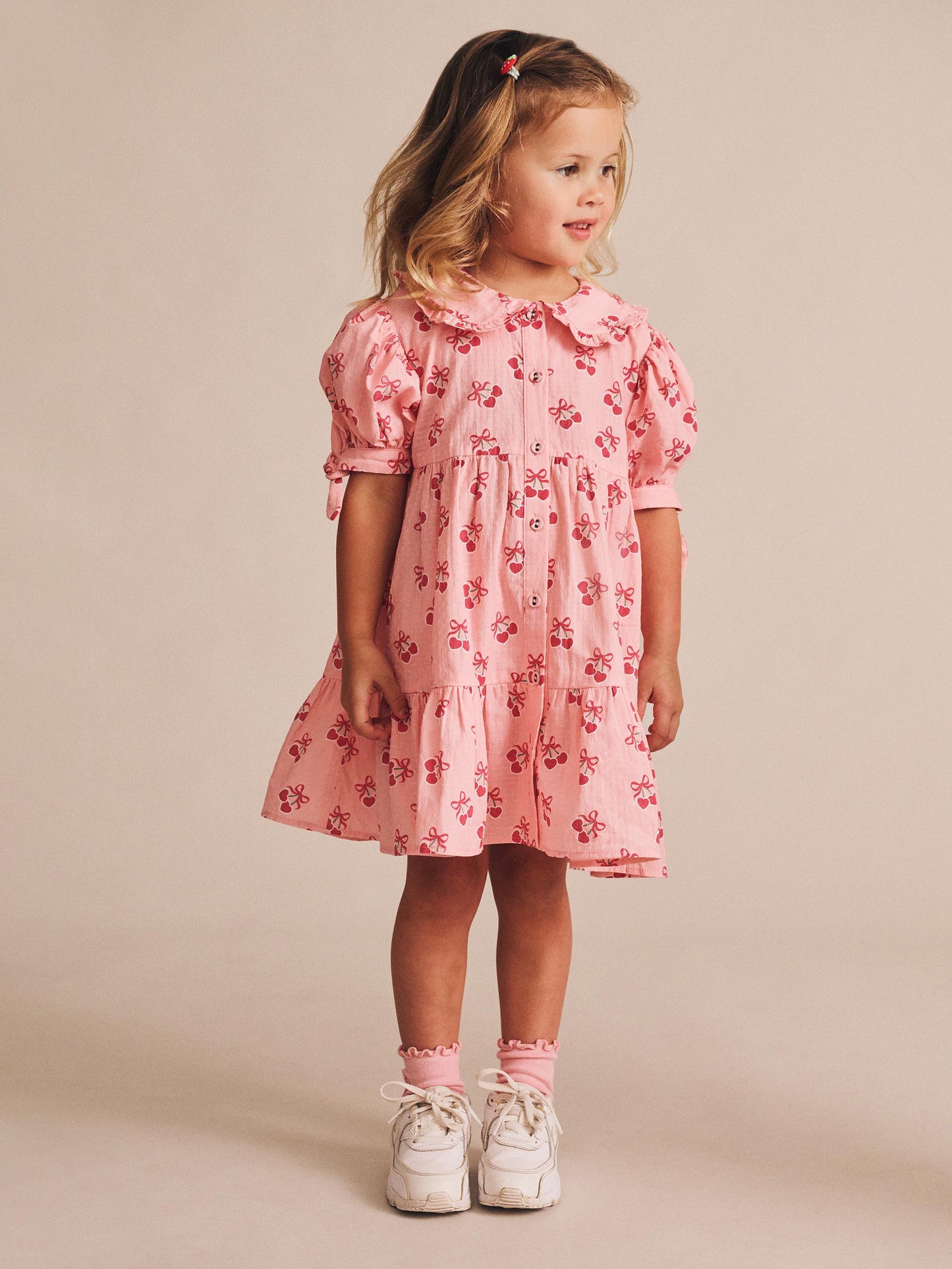 Cherry Pie Tiered Smock Dress