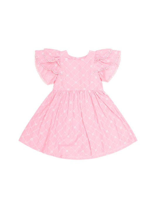 Floral Broderie Dress