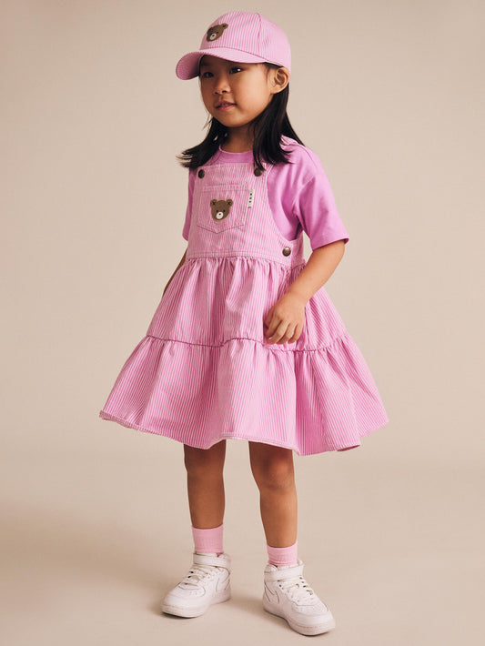 Candy Stripe Pinafore Dress