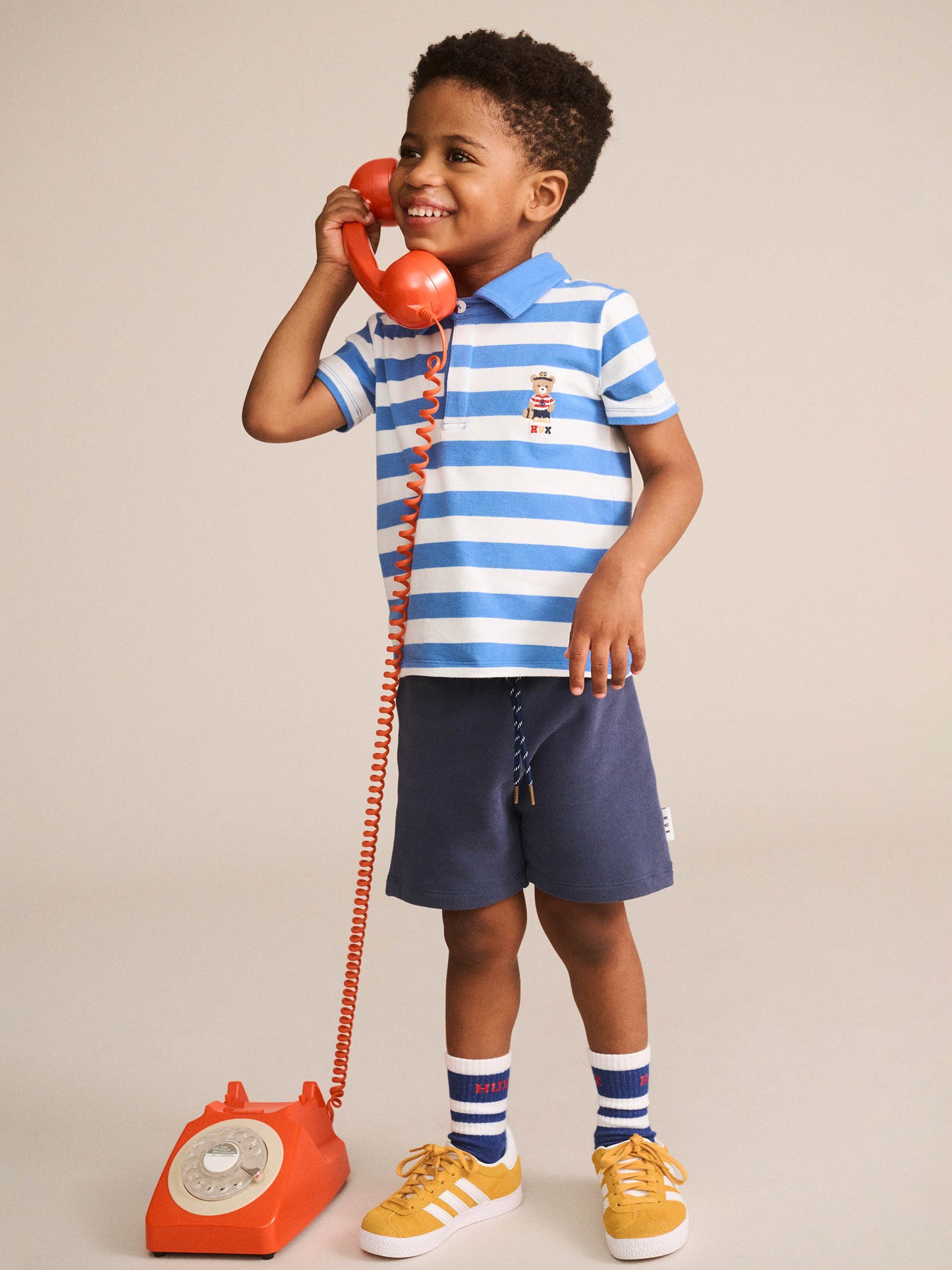 Nautical Stripe Standing Hux Polo