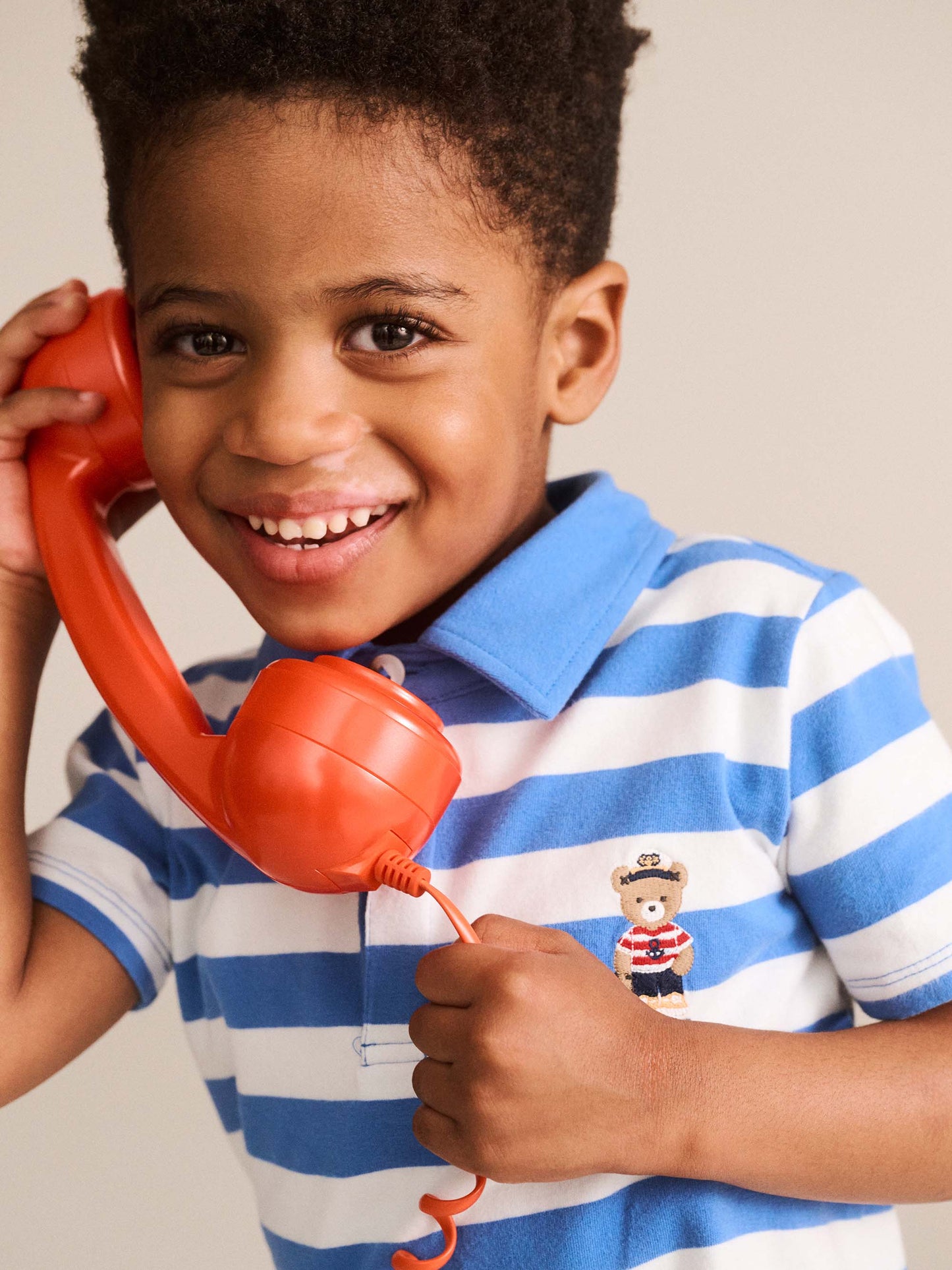 Nautical Stripe Standing Hux Polo