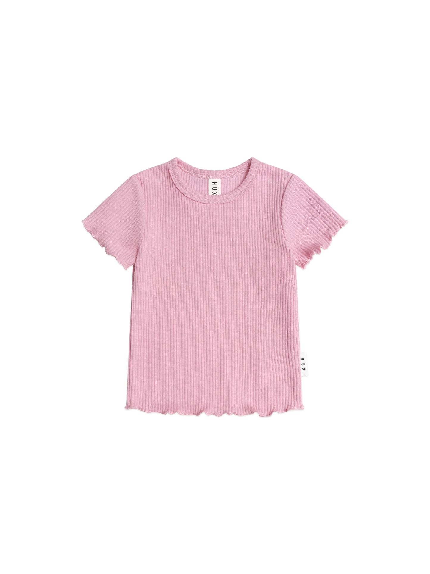 Pink Rib Tee.
