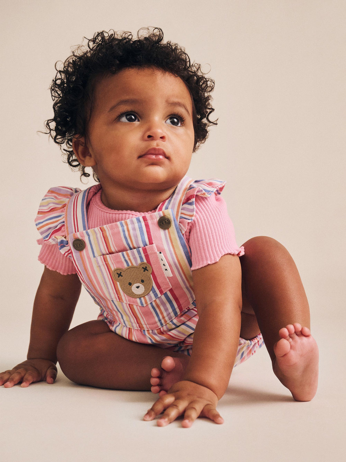 Pink Rib Tee.