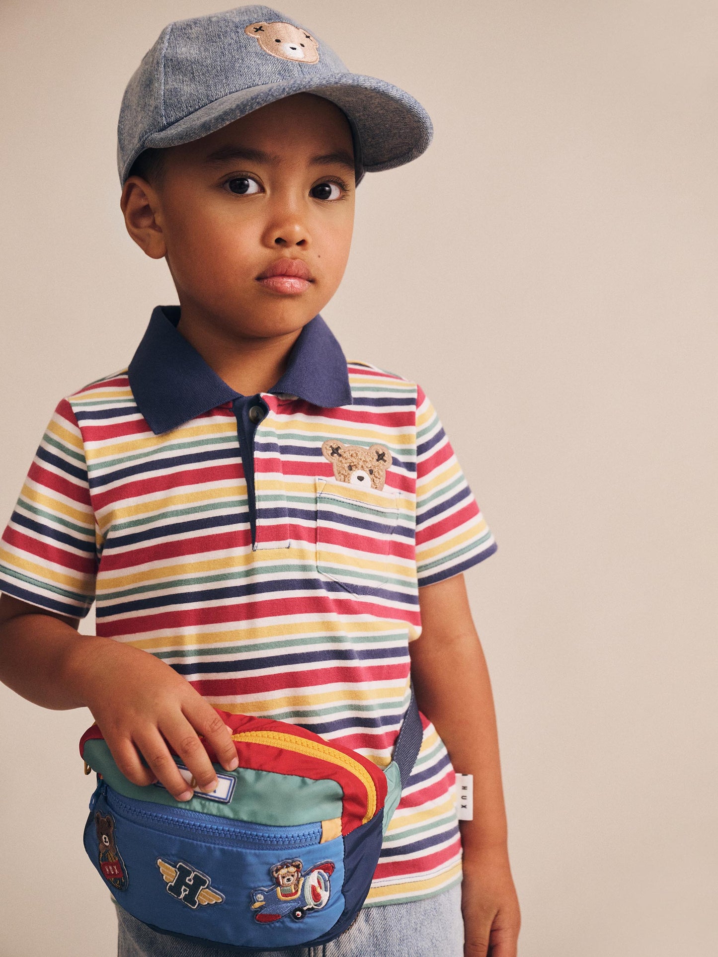 Polo Tee Vintage Stripe