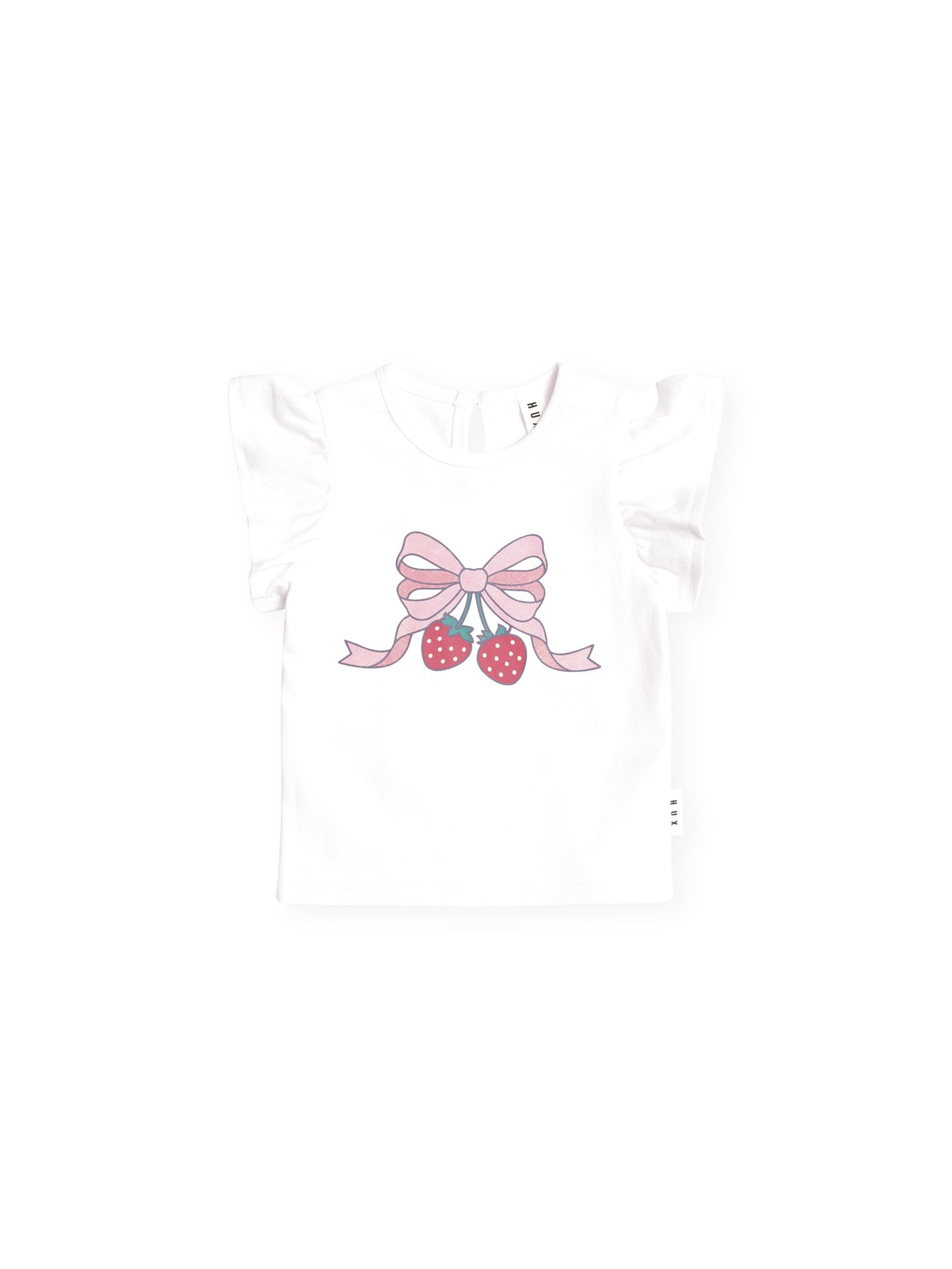 Strawberry Bow Frill Tee