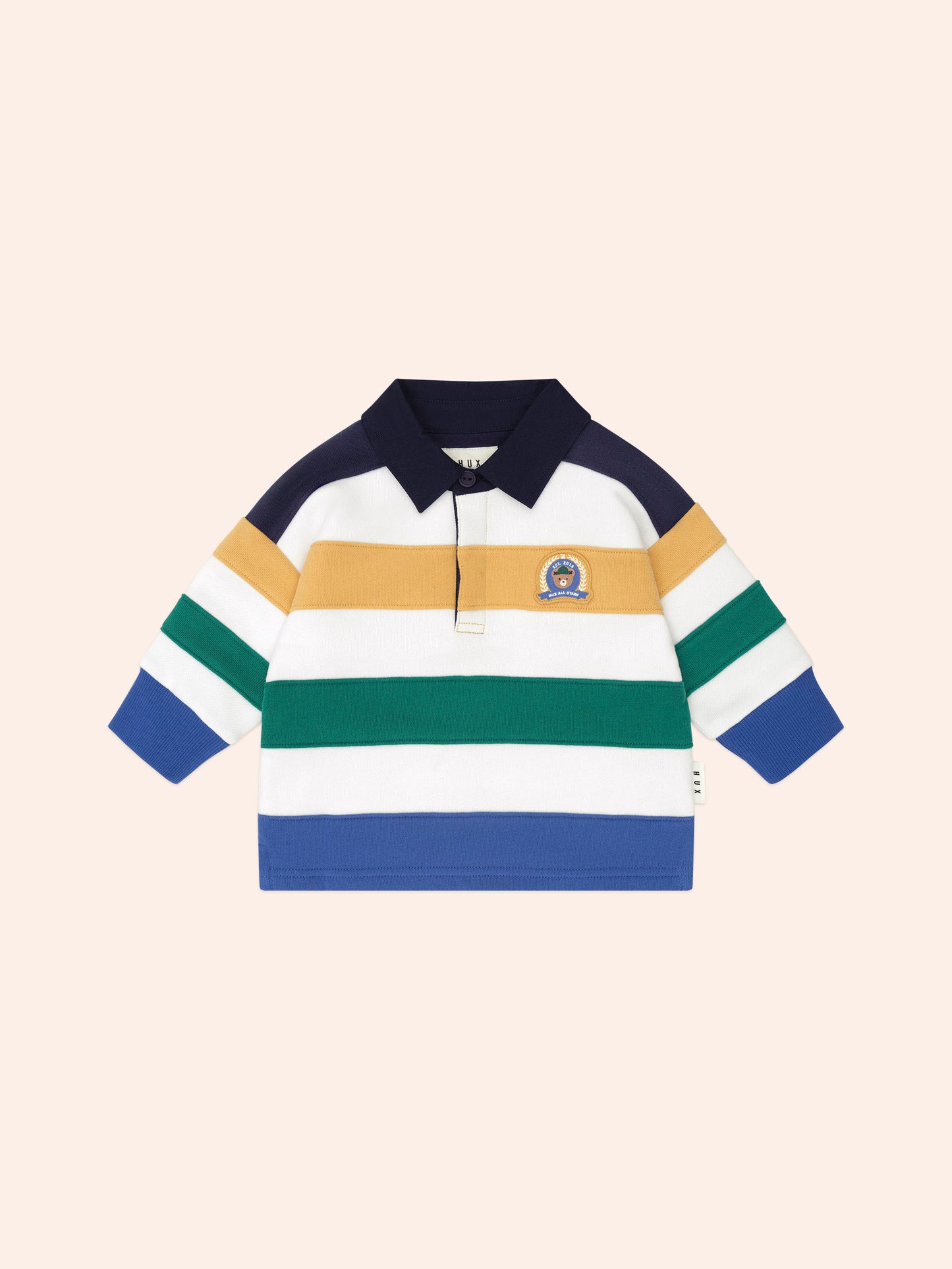 Colour Block Panelled Rugby