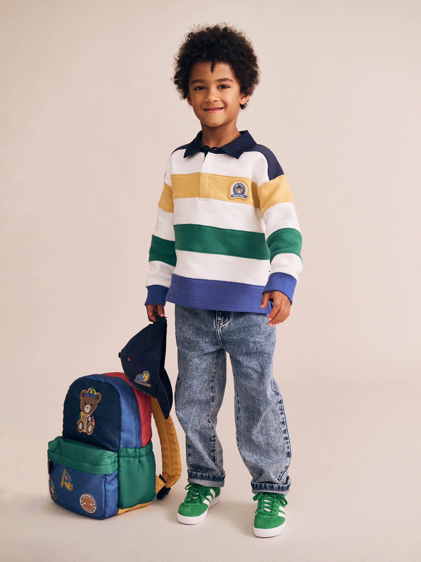 Colour Block Panelled Rugby