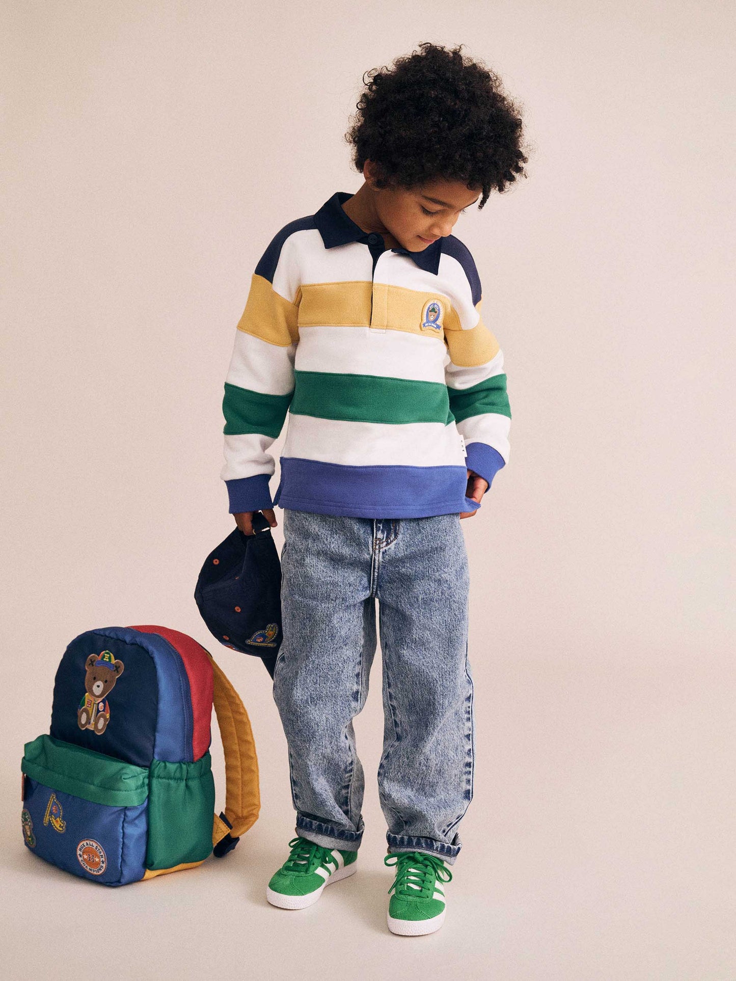 Colour Block Panelled Rugby