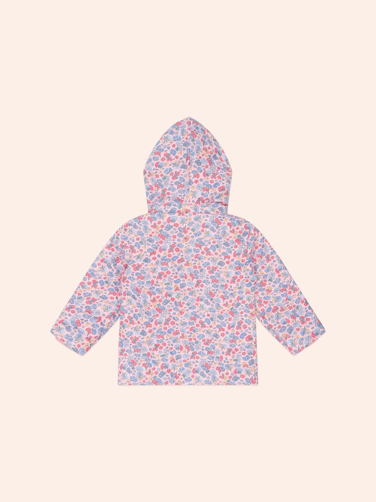 Heart Floral Quilted Puffer Jacket