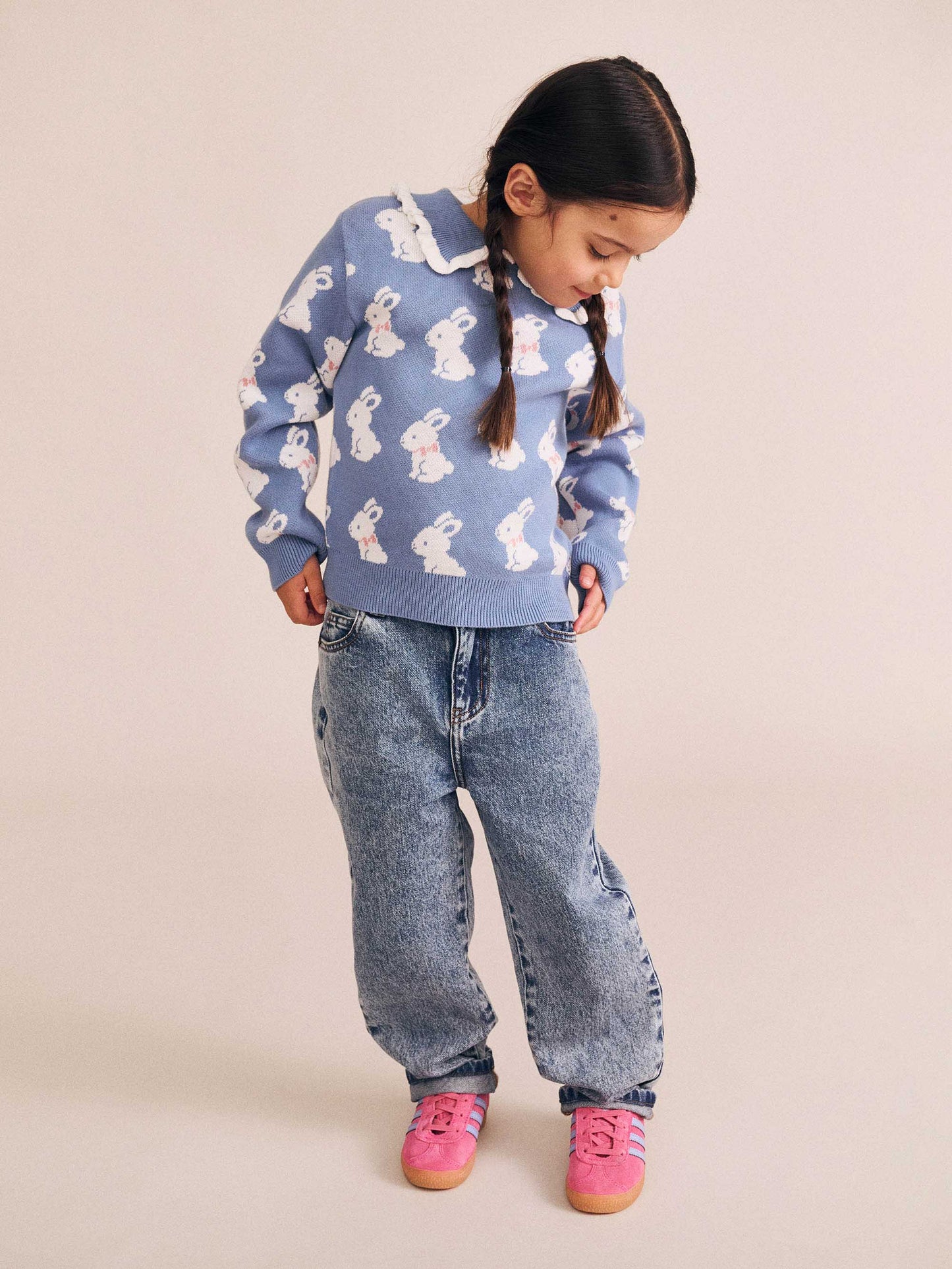 Bunny Feild Frill Collar Pullover