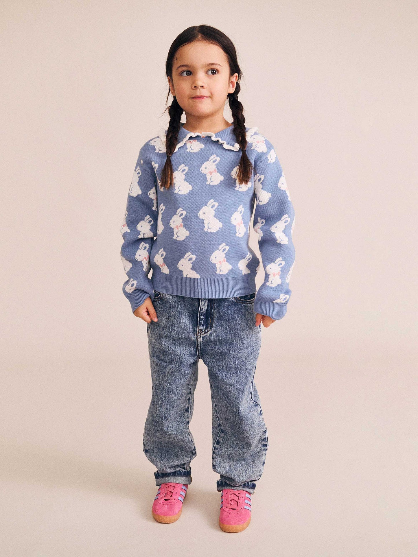 Bunny Feild Frill Collar Pullover