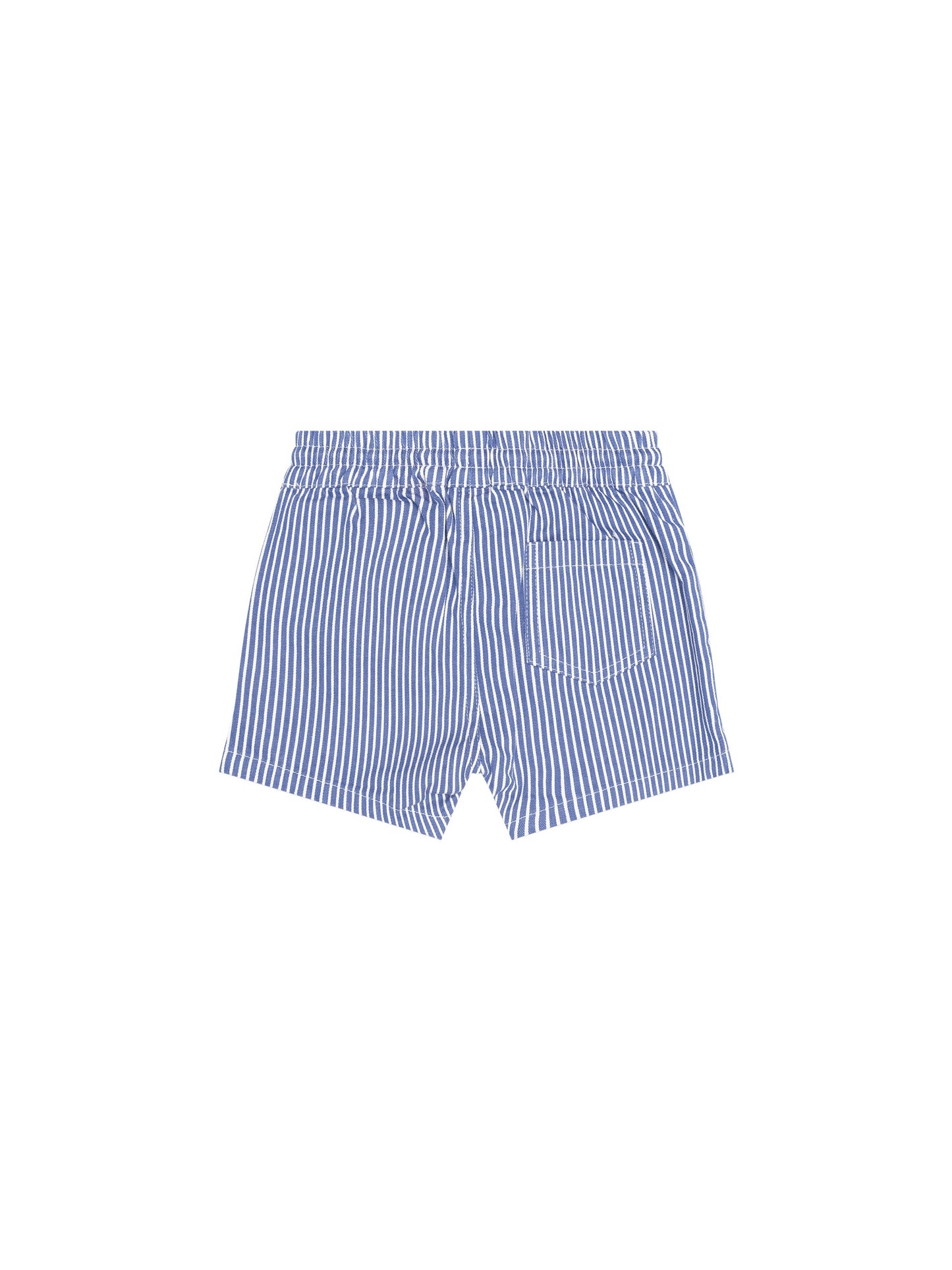 Cobalt Stripe Drawstring Short